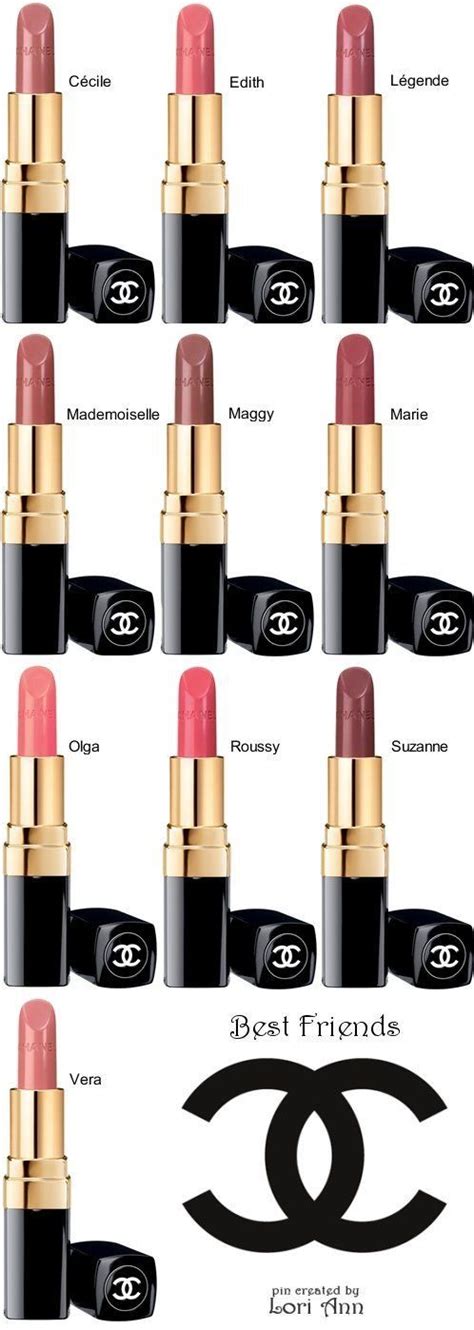 chanel lipstick color chart|Chanel lipstick catalog.